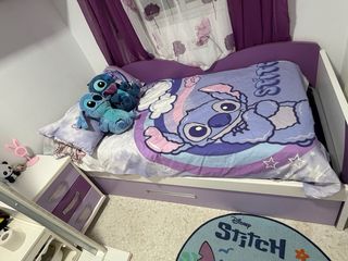 Cama nido infantil morada