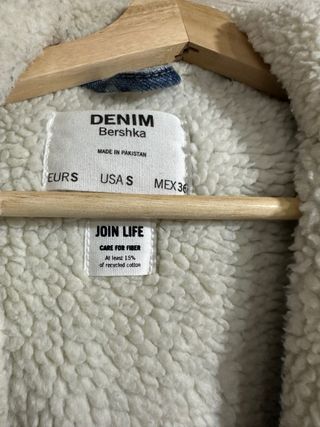 Chaqueta vaquera forrada de borreguito