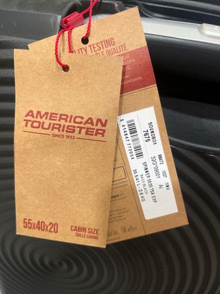 Maleta American Tourister Negra Cabina 55x40x20
