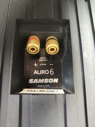Altavoces Samson Auro 6 con soportes