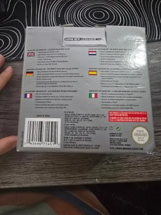 Caja Game Boy Advance SP Flame Red roja