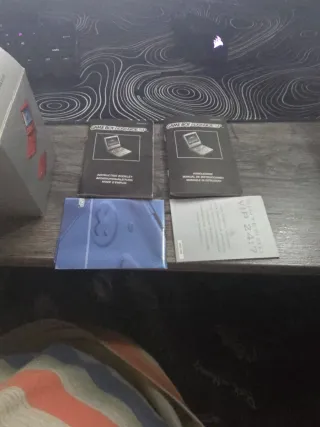 Caja Game Boy Advance SP Flame Red roja