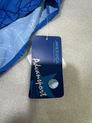 Bañador natación MESUCA azul y negro