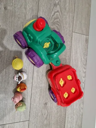 Tractor Nenittos con animales