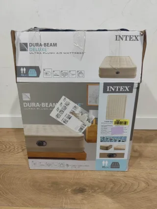 Colchón Hinchable Intex Dura-Beam Deluxe Doble
