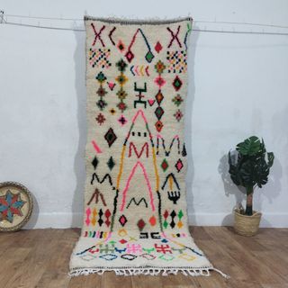 Alfombra Azilal 240x90 cm – Runner Bereber en Lana