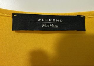 Blusa sin mangas amarilla Weekend