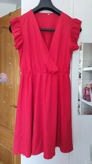 Vestido rojo fluido Talla L / 40
