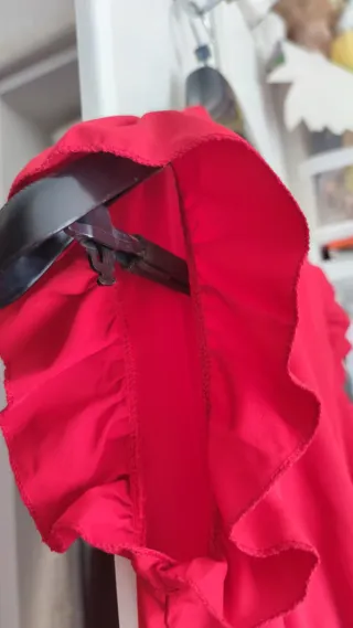 Vestido rojo fluido Talla L / 40