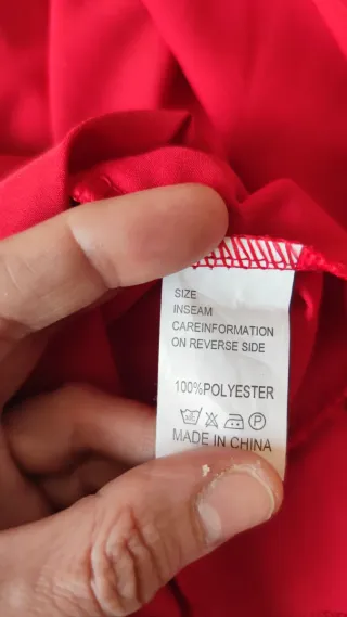 Vestido rojo fluido Talla L / 40