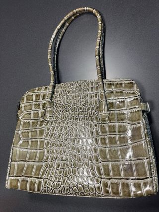 Borsa vintage pelle stampata cocco