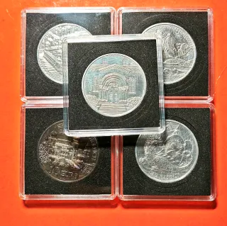 5 Austria 10€ Plata (86,33g)