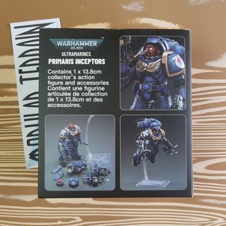 1x Primaris Inceptors Ultramarines JOYTOY 40k 1/18