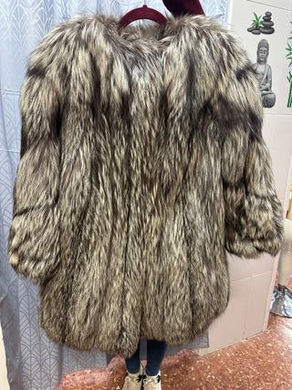 Abrigo de Piel de Zorro auténtico