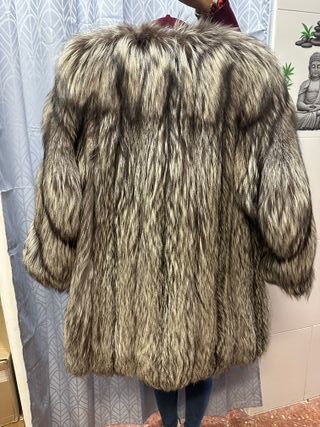 Abrigo de Piel de Zorro auténtico