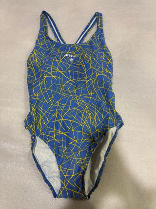 Bañador natación MESUC azul y amarillo