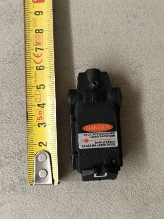 Tacca mira Glock con puntatore laser