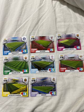 Estadios Adrenalyn 25/26 - 7 Cromos