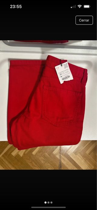 Pantalones Rojos Talla 34