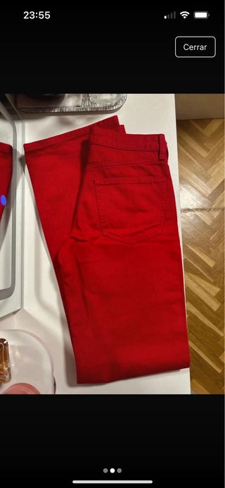 Pantalones Rojos Talla 34