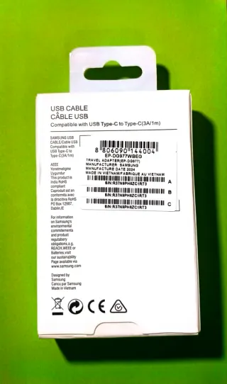 CABLE SAMSUNG PD 3A 1MCABLE EN SU CAJA
