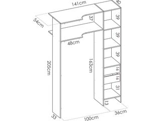 URGE Armario esquinero modular