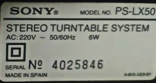 Giradischi Sony PS-LX50 per parti