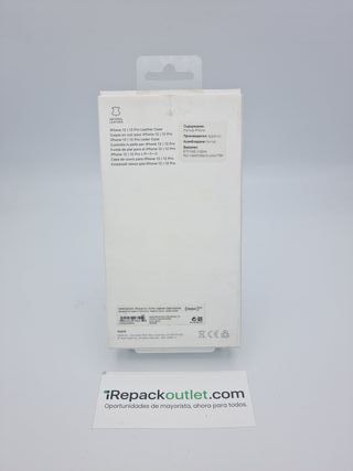 Custodia iPhone 12/12 Pro in pelle rossa MagSafe