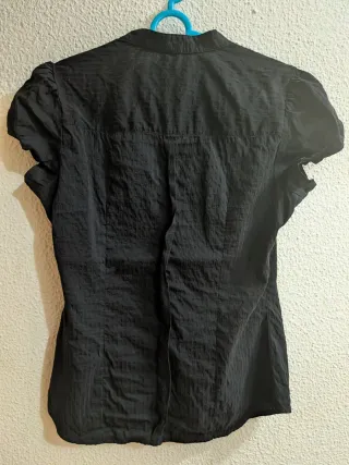 Camiseta negra manga corta talla 40