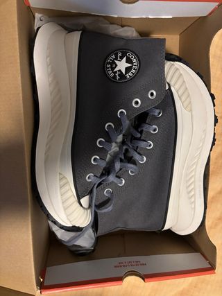 Converse Run Star Hike Hi Gris/Blanco