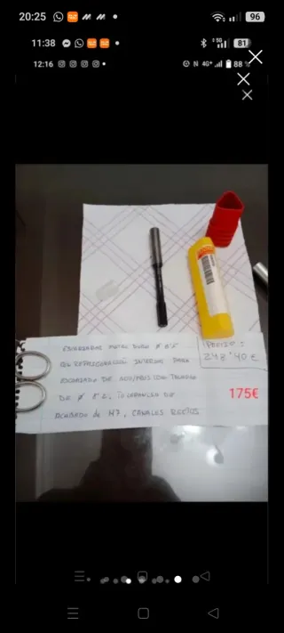 Placas de roscado para torno