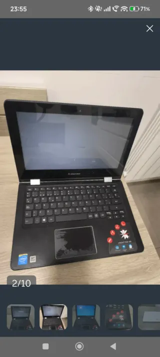 Lenovo Yoga 300 Portátil Negro
