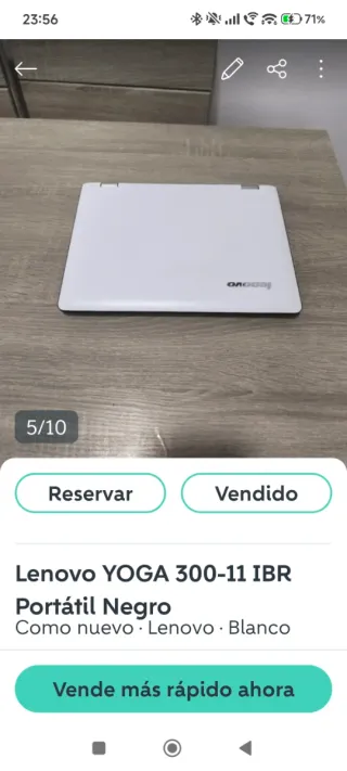 Lenovo Yoga 300 Portátil Negro