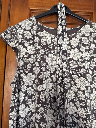 Vestido estampado flores