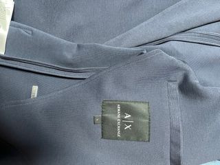 Americana Armani Exchange Azul con Capucha