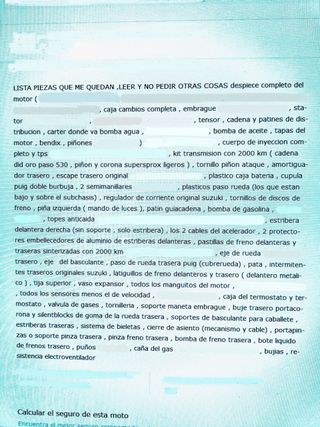 puños y caña gas suzuki gsxr 1000 k5 k6 despiece