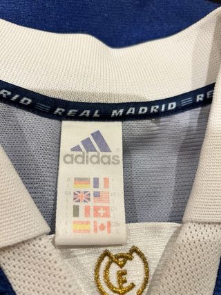 Camiseta Real Madrid 1998-2000 Visitante (Azul)