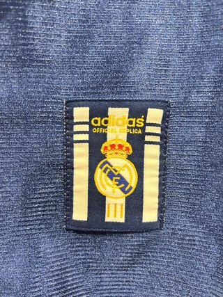 Camiseta Real Madrid 1998-2000 Visitante (Azul)