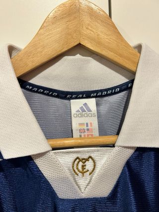 Camiseta Real Madrid 1998-2000 Visitante (Azul)
