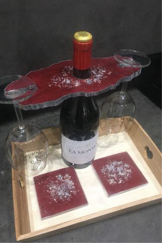 Moldes Silicona Posavasos y Soporte Botellas