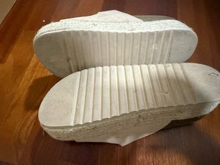 Sandalias esparto plataforma talla 39