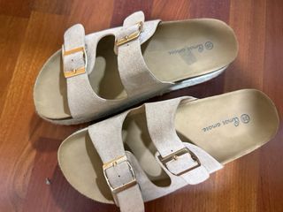 Sandalias esparto plataforma talla 39