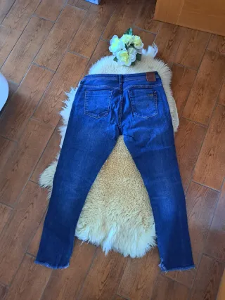 Pantalones Zara negros y azules