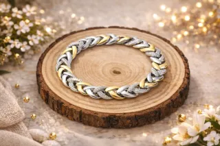 Pulsera Bicolor Plata 925