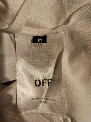 Camiseta Off-White Logo Flechas Azul Talla M