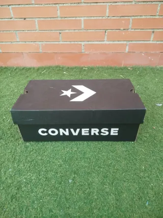 Converse plataforma azul talla 38