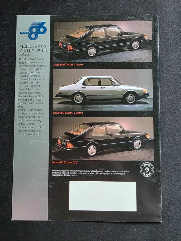 Catálogo Saab 900 Silver Arrow
