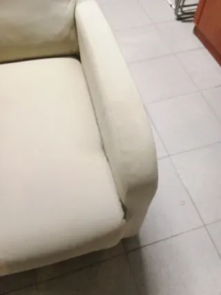 Butaca reclinable tela beige