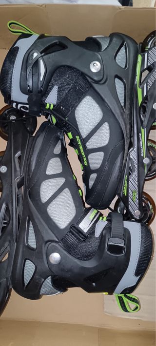 Patines en línea Rollerblade negros y grises