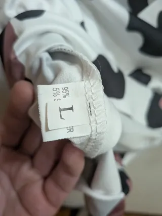 Camiseta manga larga estampado leopardo